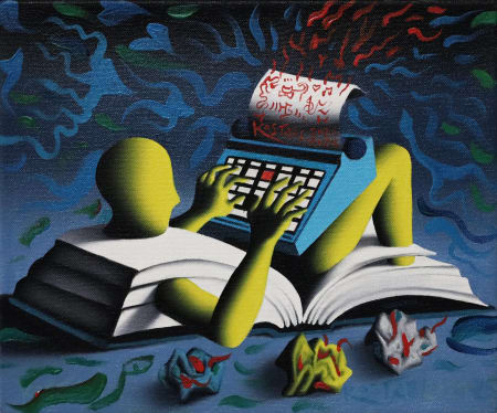 Mark Kostabi — Literary limbo